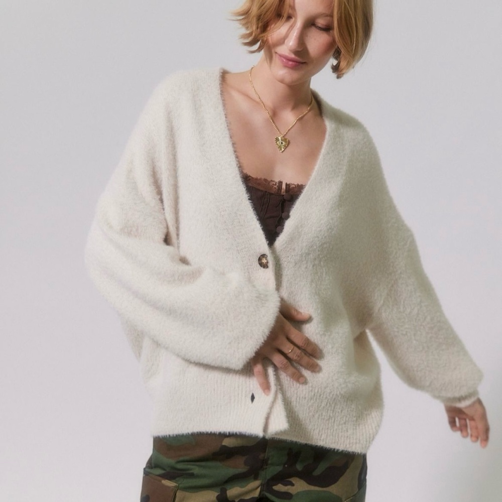 Fuzzy Cardigan